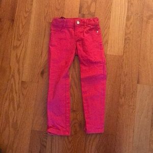 Gymboree hot pink jeans- adjustable waist